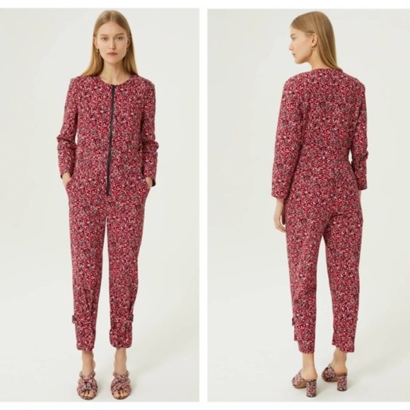 NWT Rebecca Minkoff Red Clover Jumper Jumpsuit - Picture 9 of 16
